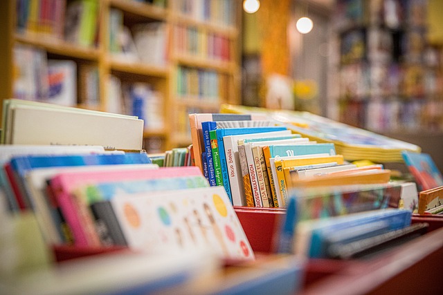 書店の本の写真